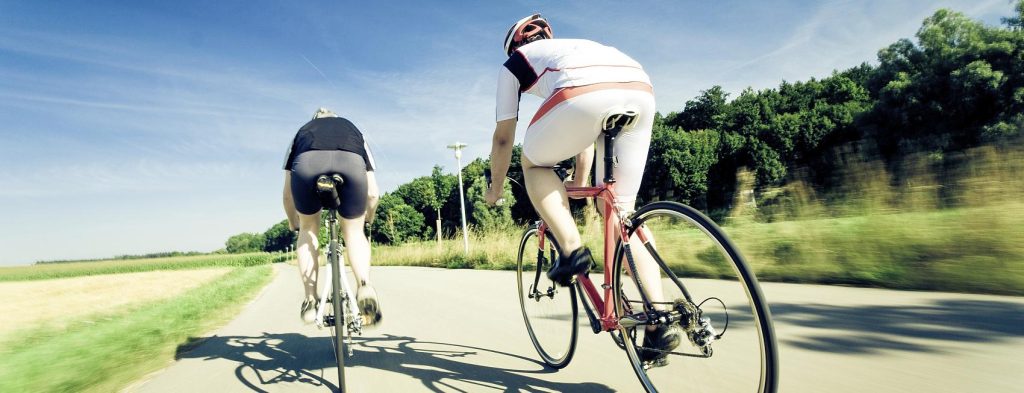 cycling in summer