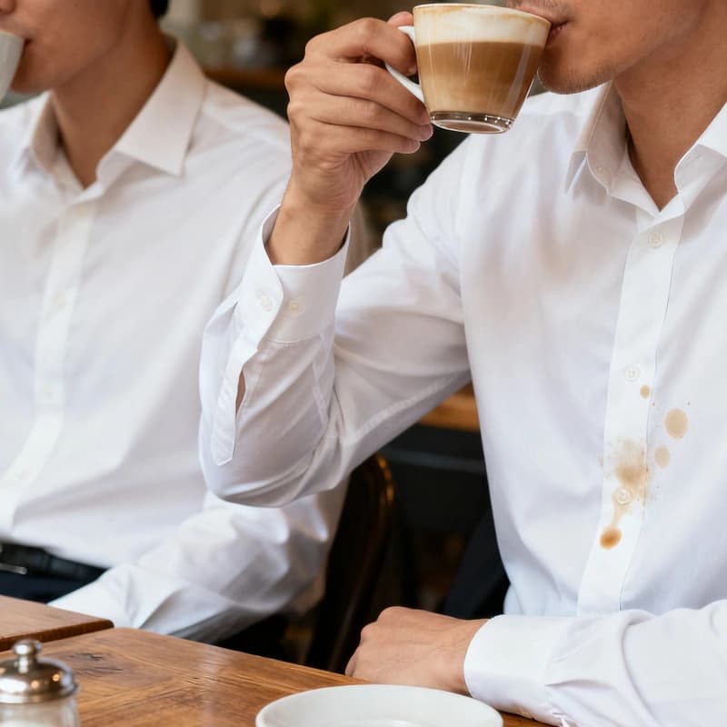 easy clean fabir for coffee