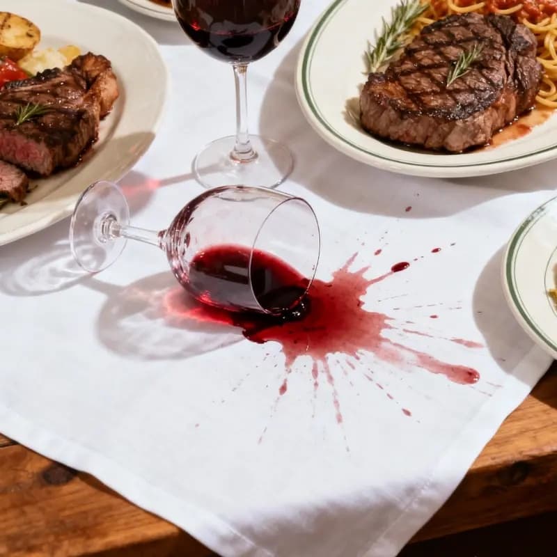 easy clean fabric for red wine
