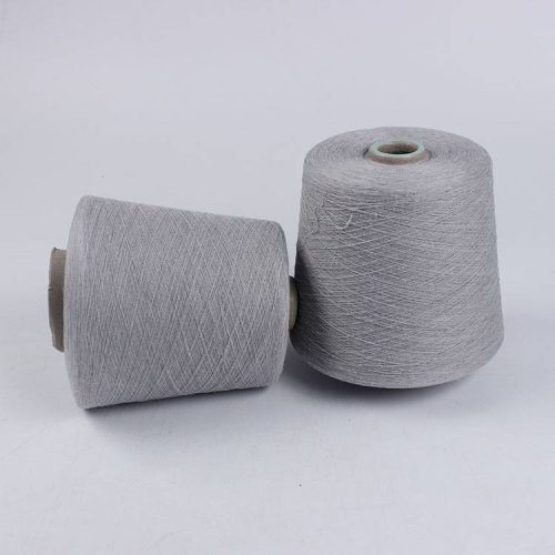 Coconut Charcoal  Providing Negative Ions Polyester Spun Yarn