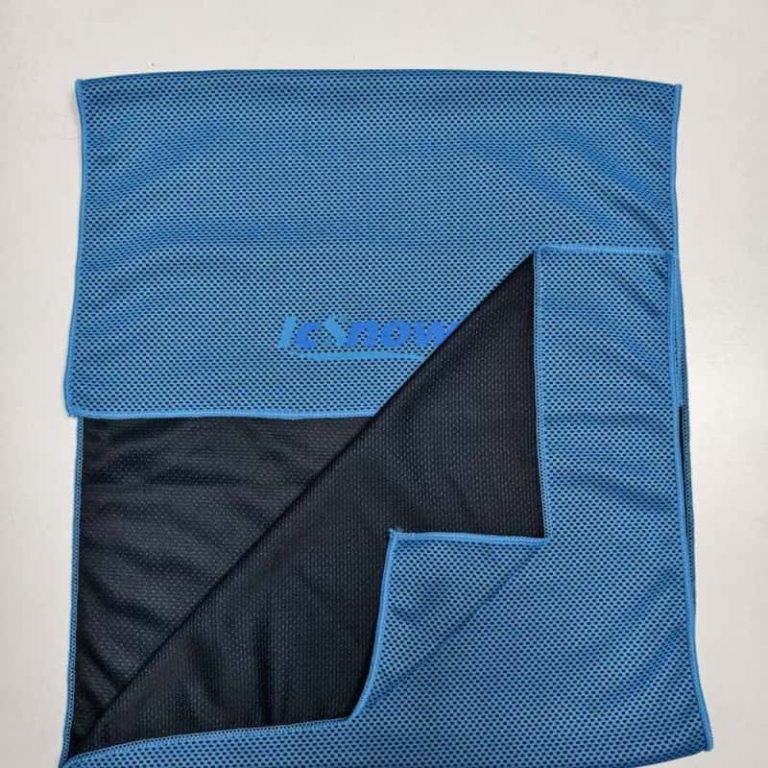 kineticool® super cooling, fast wicking & drying circular knitting sports towel