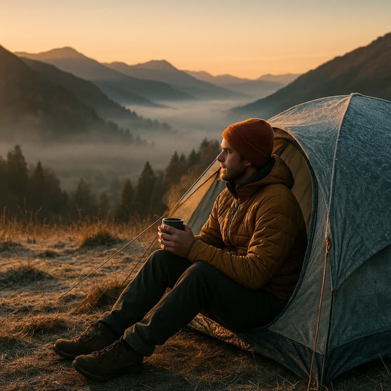 aerogel jacket for outside tent