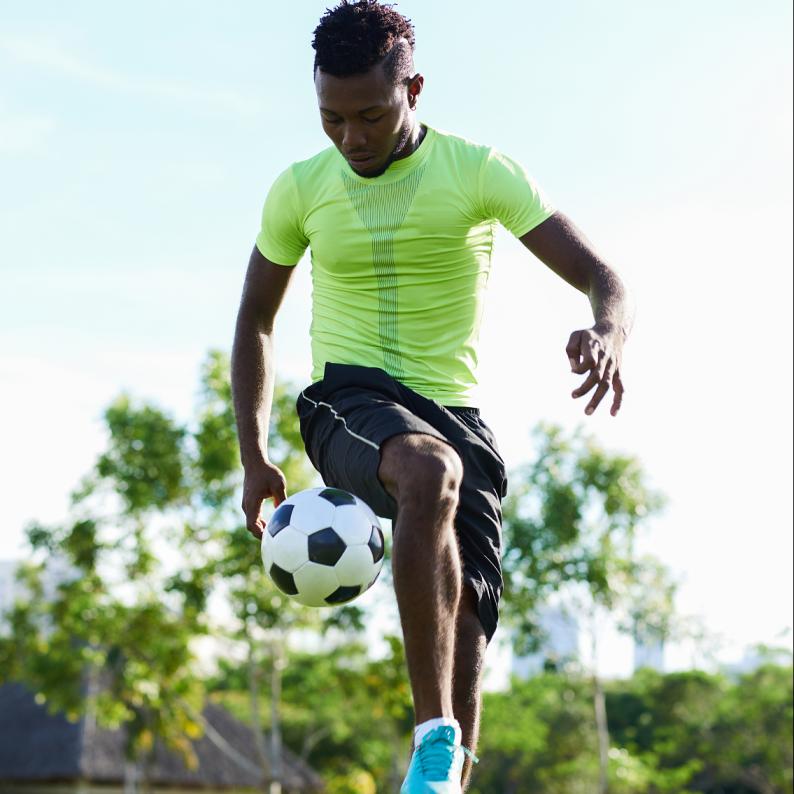 summer outdoor sports with cooling fabric