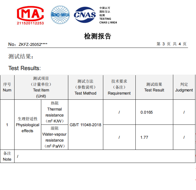 xoy comfortable test