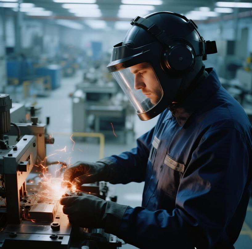 industrial worker wearing advanced prote...(1)