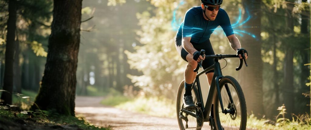 cyclist in fitted cycling jersey and sho...(1)