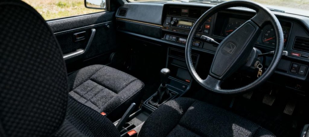 modern car interior showing black fabric...(1)