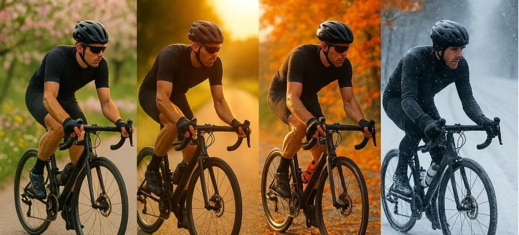 cycling fabric four season weather challenges