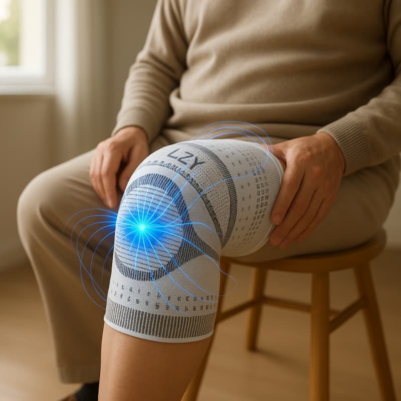 magnetic therapy knee brace senior application