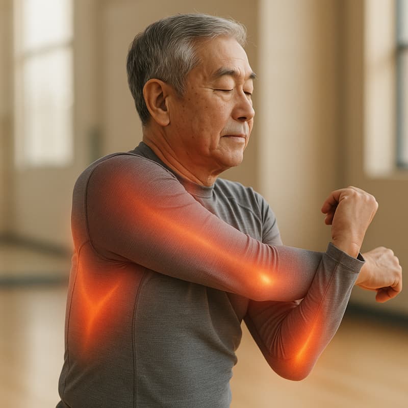 senior infrared therapy sportswear heat effect