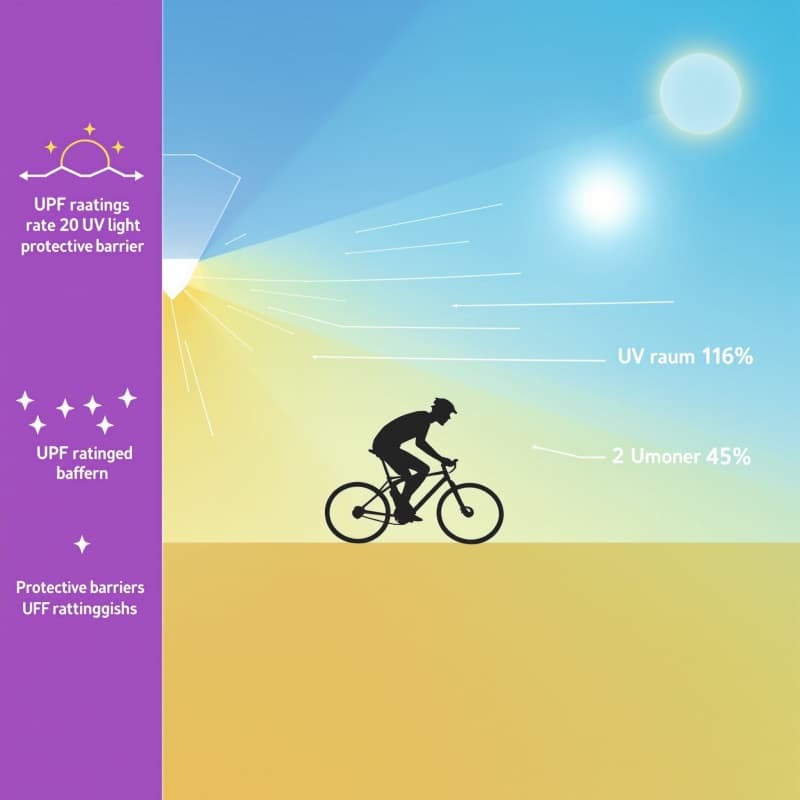 upf 861 uv protection cycling fabric sun blocking