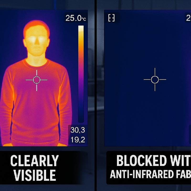 anti infrared fabric test