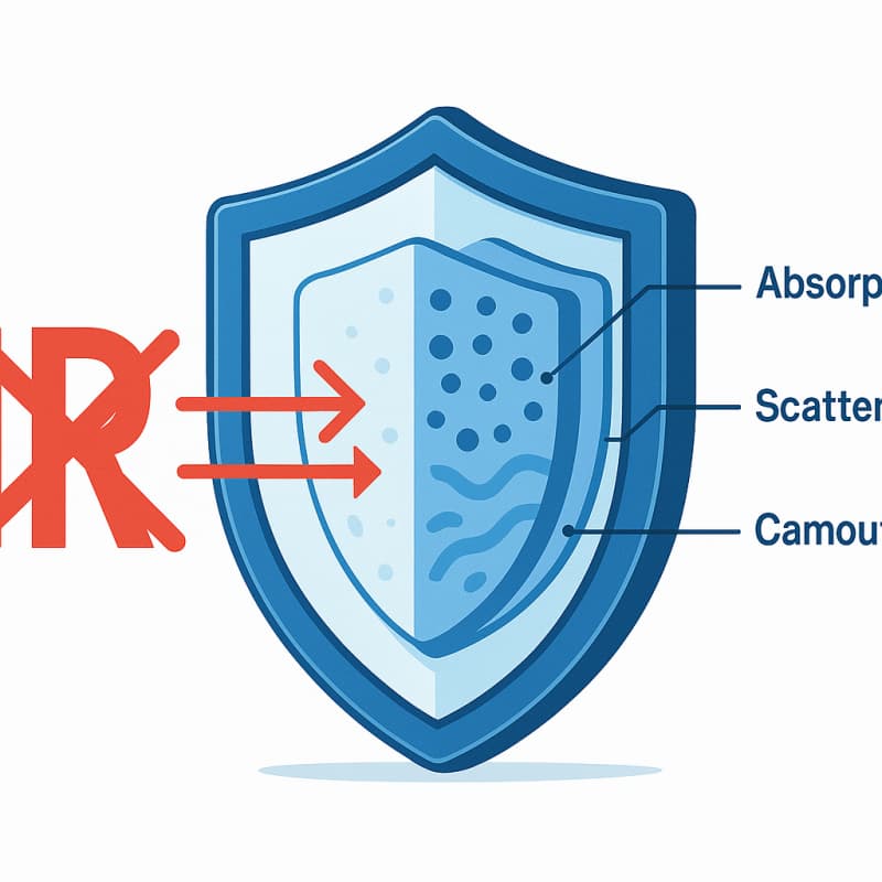 infrared shield diagram
