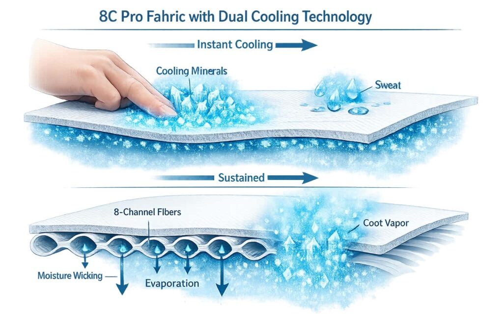 Technologie hybride du mécanisme de refroidissement double 8c pro Technologie hybride du mécanisme de refroidissement double 8c pro