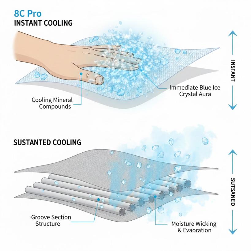 Tecnologia ibrida con meccanismo di raffreddamento doppio 8c pro2 Tecnologia ibrida con meccanismo di raffreddamento doppio 8c pro2
