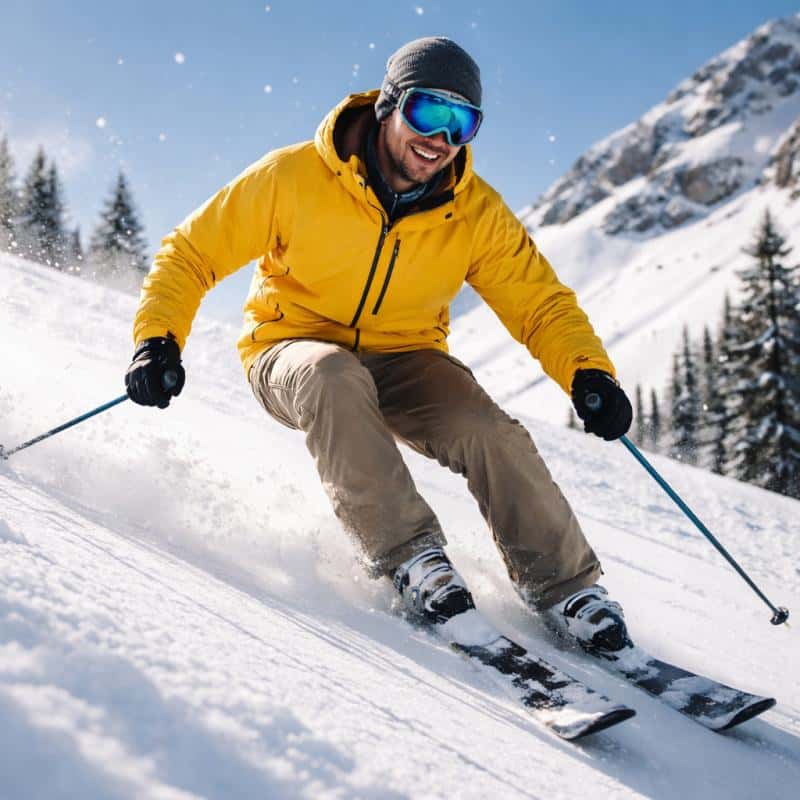 advanced ski jacket fabric with pcm
