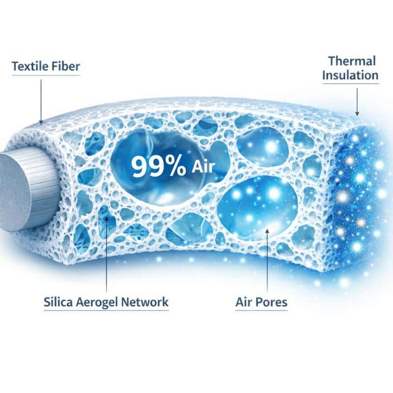aerogel fiber microscopic structure thermal insulation aerogel fiber microscopic structure thermal insulation