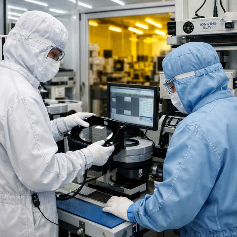 automotive electronics manufacturing with workers in anti static uniforms automotive electronics manufacturing with workers in anti static uniforms