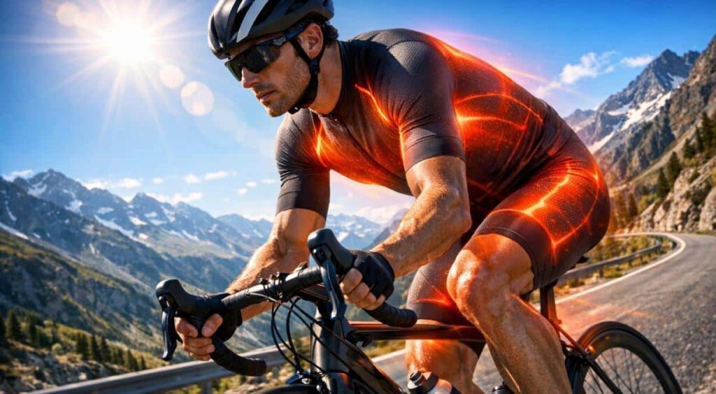 fir applications collage for cycling