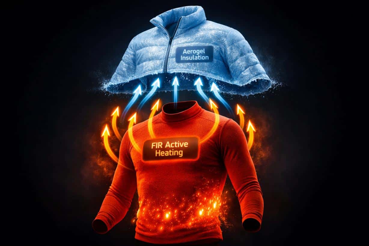 dual warm layering system aerogel fir