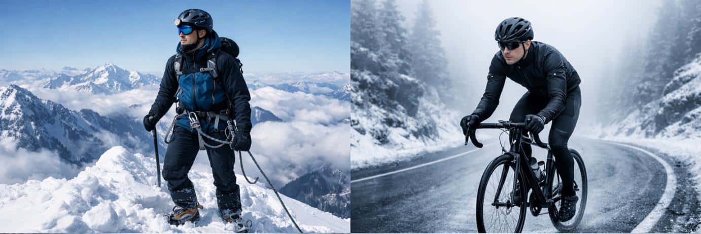 winter sports performance apparel applications