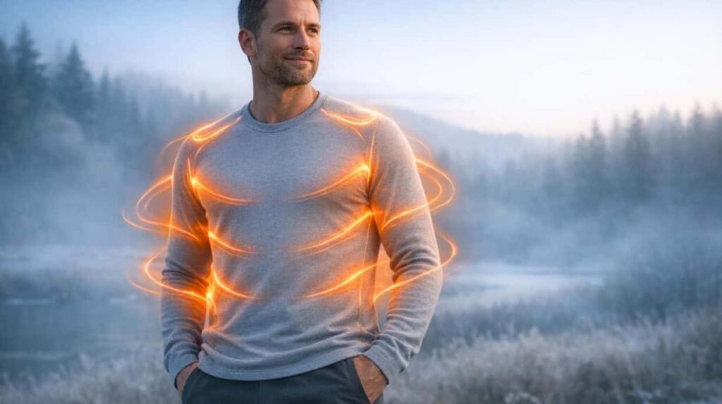 recovx far infrared thermal yarn fir warming effect base layer recovx far infrared thermal yarn fir warming effect base layer