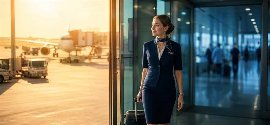 PCM phase change material for airline uniform commute