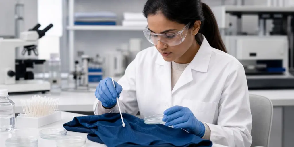 antibacterial fabric lab test
